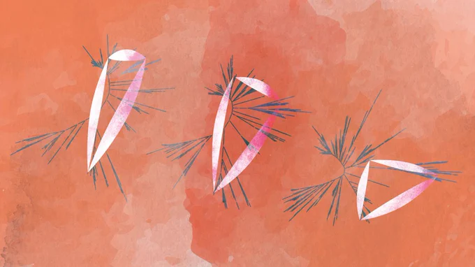 An illustration using figures called “similarity trees,” used to infer the evolution of enzyme components essential to transposons, or “jumping genes,” functioning.