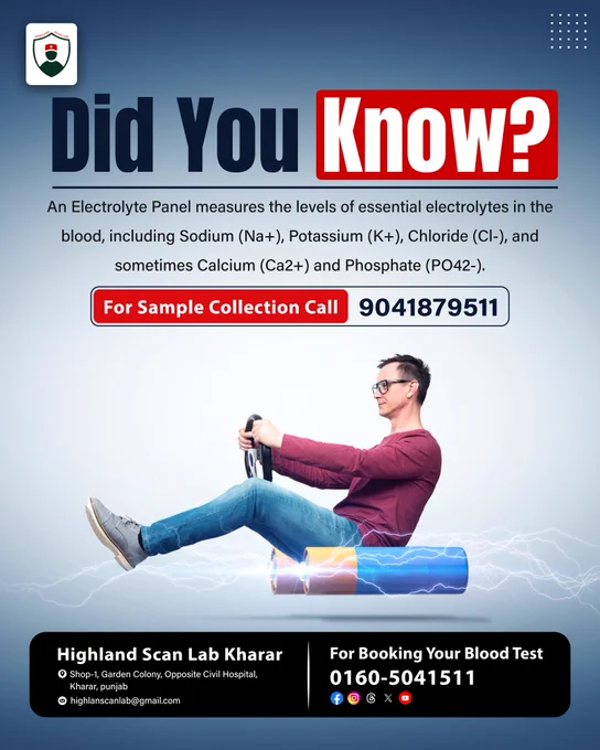 Get tested with an electrolyte test to measure the levels of essential electrolytes in your body.
