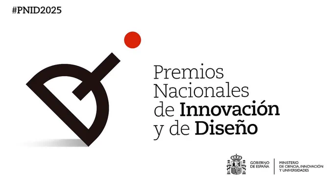 cartel del ministerio de los Premios Nacionales de Innovación y Diseño 2025
