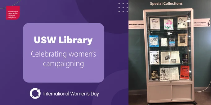 USW Library celebrating women's campaigning