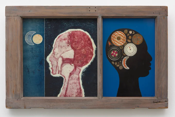 Artwork: "The Phrenologer's Window II" (1966) by Betye Saar