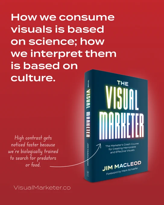 How we consume visuals is based on science; how we interpret them is based on culture.