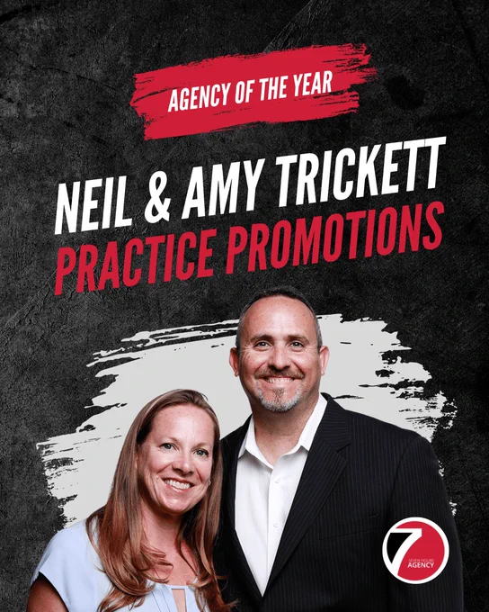 Neil and Amy Trickett winners of Marketing Agency of the year