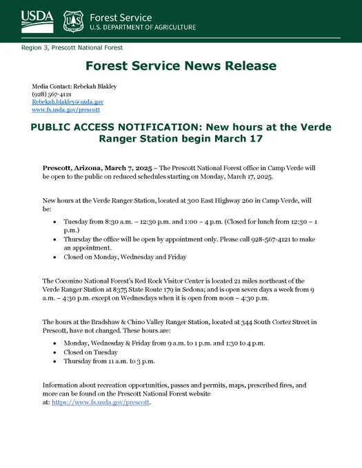 Image of news release.
