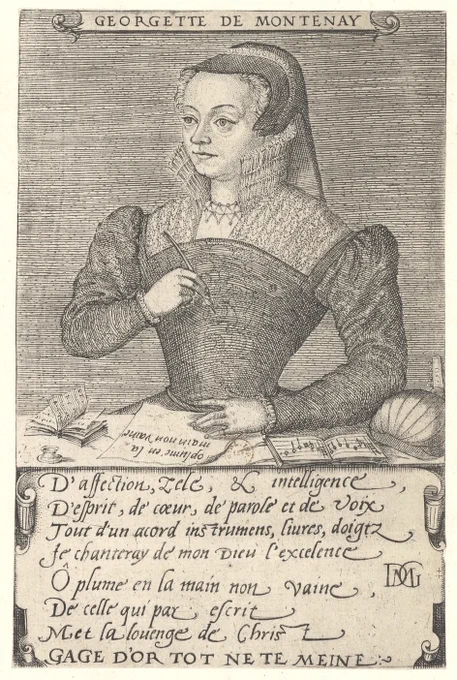 Georgette de Montenay, BNF