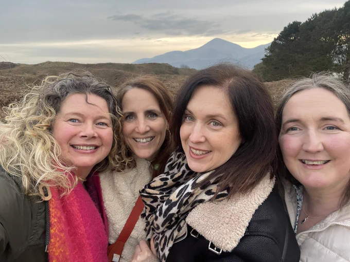 A picture of 4 fine women