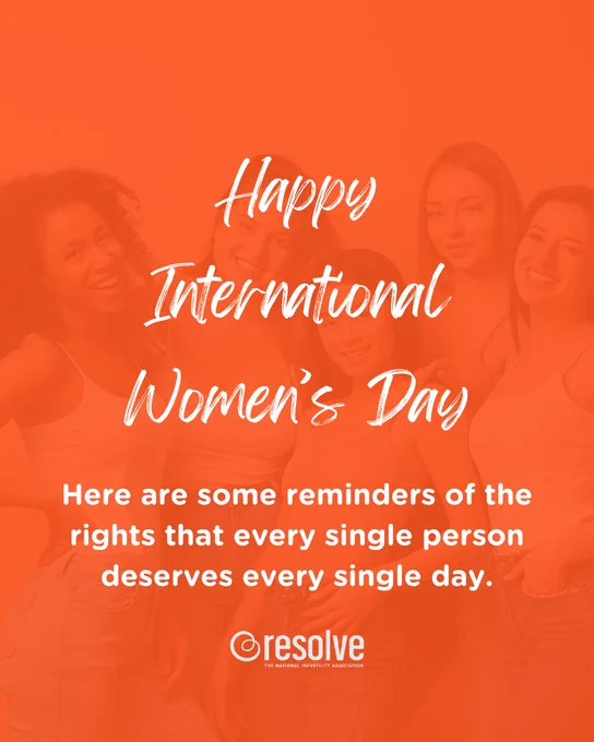Happy International Women's Day.  Here are some reminders of the rights that every single person deserves every single day.