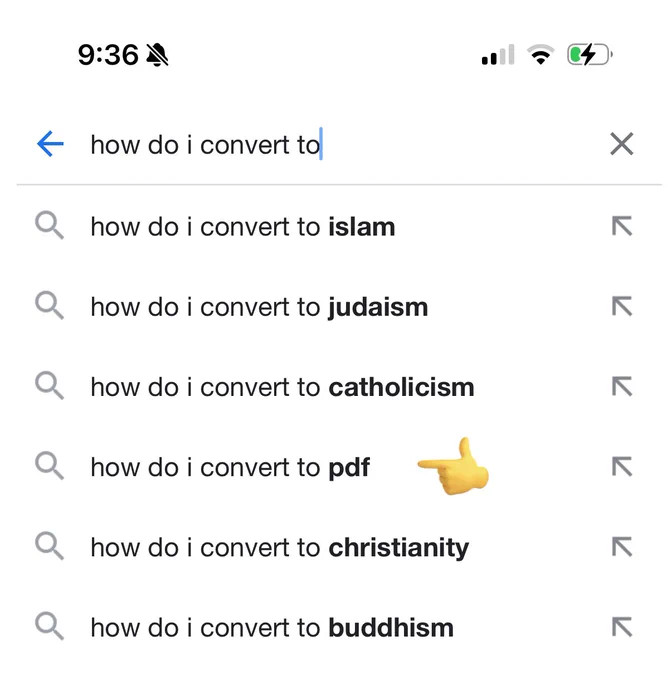 pdf becomes 4th most popular religion