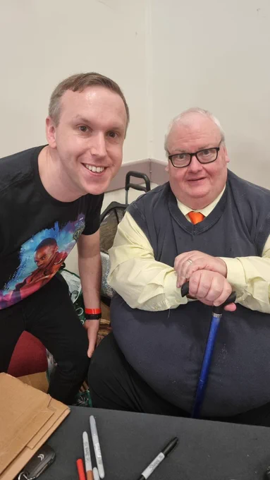 Me with Simon Fisher-Becker.