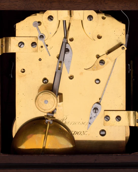 Barwise, London ~1820,  A fine English Regency period satinwood & ebony inlaid architectural mantel clock, the 8-day movement with hour strike and repeat on a bell. Signed in backplate.
https://walwynantiqueclocks.com/fine-antique-clocks/barwise-a-fine-regency-period-architectural-striking-mantel-clock-detail
#mantelclocks #antiqueclocks #HorologicalHistory #FineTimepieces 