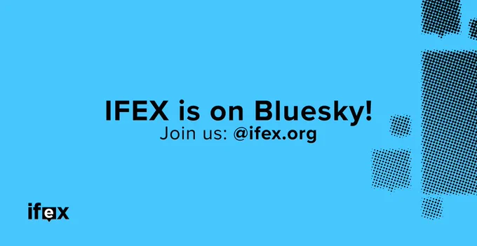 IFEX is on Bluesky! Join us: @ifex.org