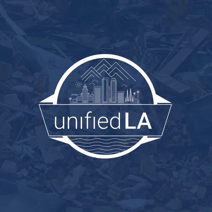 Graphic of Unified LA logo centered in the image.