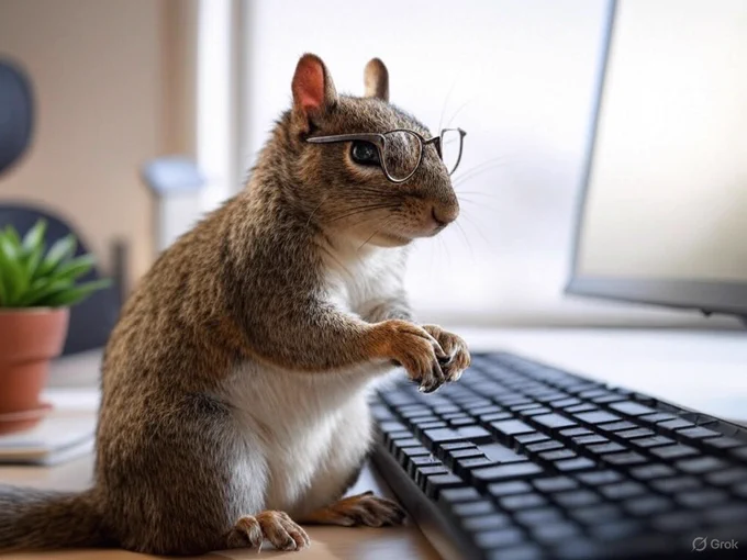 Squirrel automating his systems