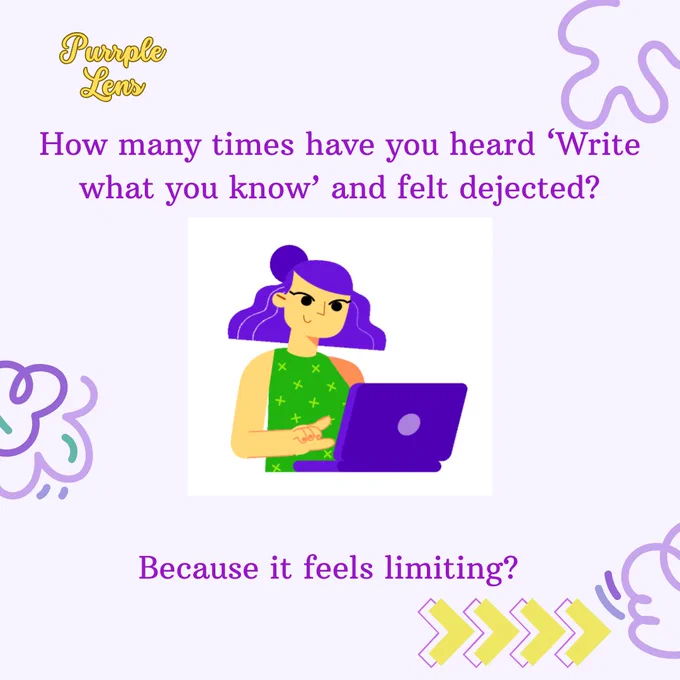 writing what you know is a limiting belief