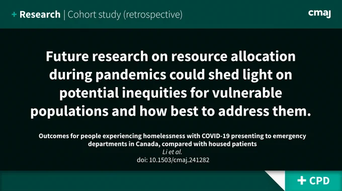 Future research on resource allocation during pandemics could shed light on potential inequities for vulnerable populations and how best to address them.