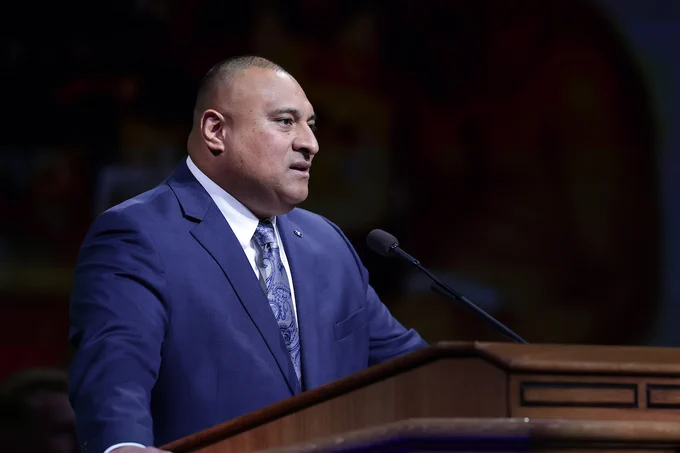 Kalani Sitake speaks at BYU Devotional, March 2025