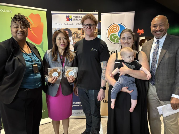 Example of Sacramento small business owners of Burnside Coffee and Capitol Cakery which have received loans from Working Solutions CDFI