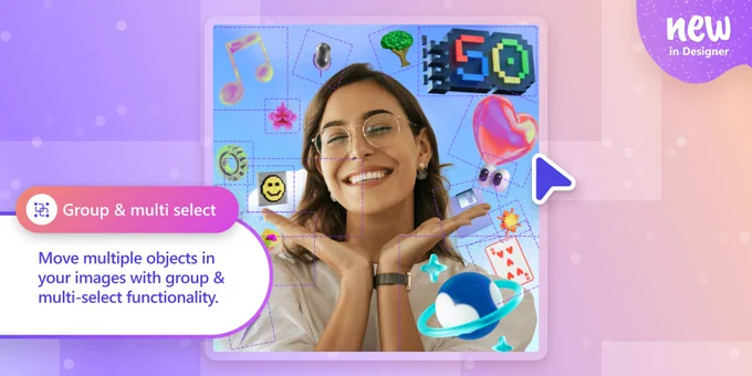 Image example of Group and multi select feature in Designer