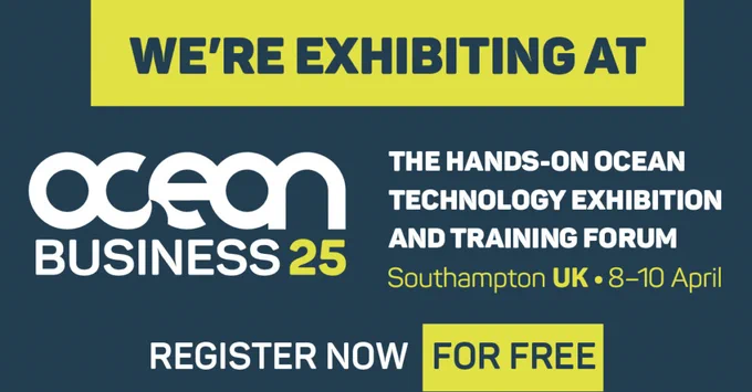 We're exhibiting at Ocean Business