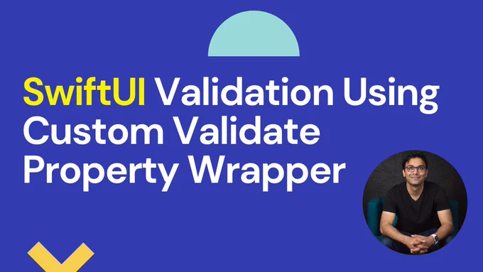 Tired of messy SwiftUI form validation? 🤯

Learn how to use a custom @Validate property wrapper to apply multiple validation rules per property — all clean, reusable, and elegant.

📹 Watch now: https://youtu.be/YUq34LsIhFE

#SwiftUI #iOSDev #SwiftLang #SwiftTips 
