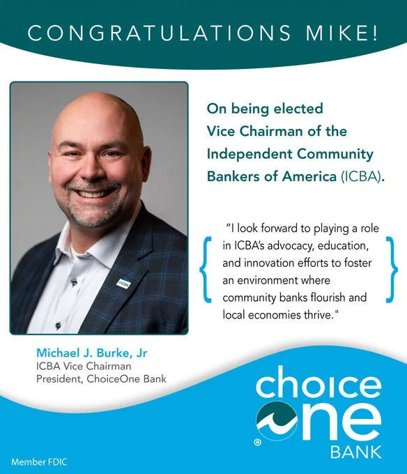 Michael J Burke ICBA Graphic