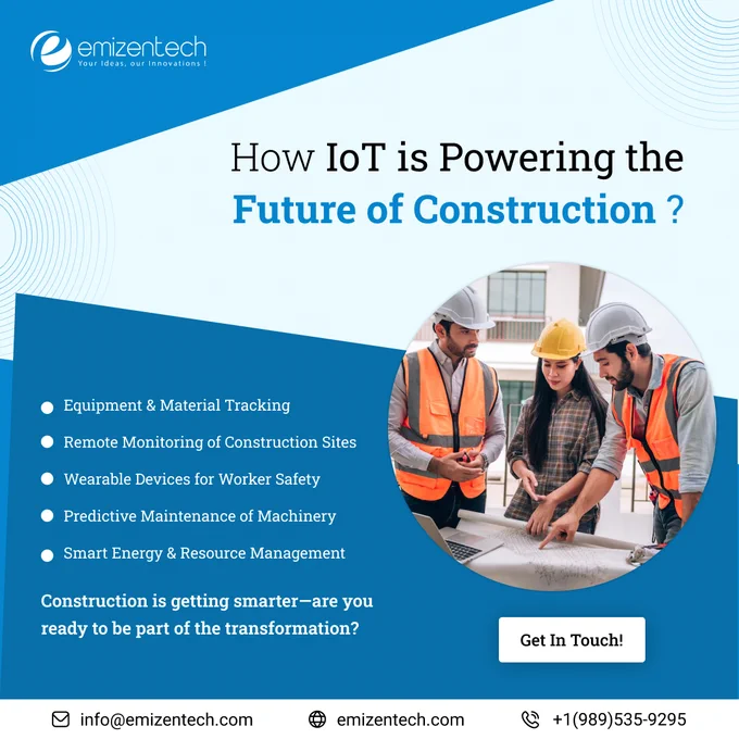 IoT In Construction | EmizenTech