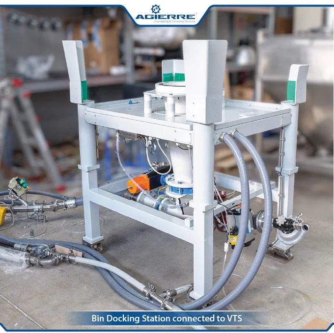 Bin Docking Station connected to VTS - AGIERRE