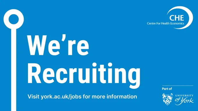 CHE branded 'we're recruiting' poster