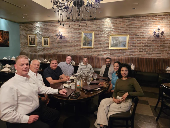 The OneBill team with the Wolters Kluwer's CCH® SureTax team at Channel Partners Conference & Expo 2025