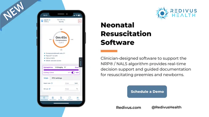 Neonatal Resuscitation software from Redivus Health