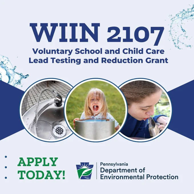 WIIN 2107: voluntary school and child care lead testing and reduction grant