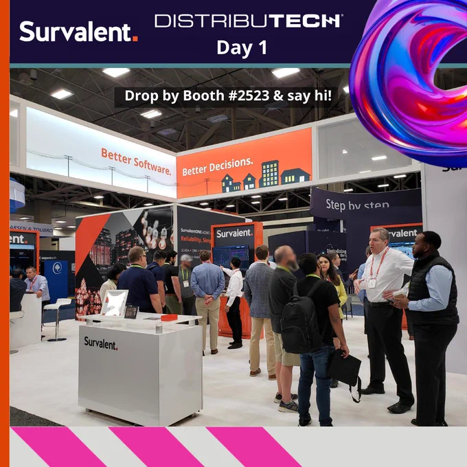 Survalent booth at DISTRIBUTECH 2025
