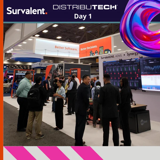 Survalent booth at DISTRIBUTECH 2025