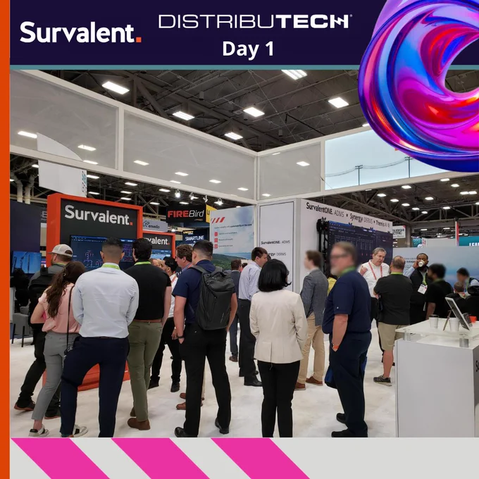 Survalent booth at DISTRIBUTECH 2025