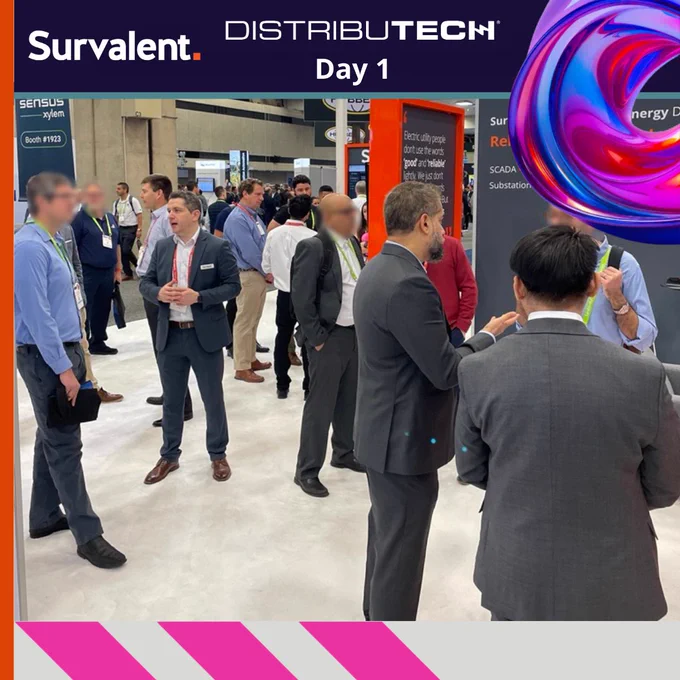 Survalent booth at DISTRIBUTECH 2025