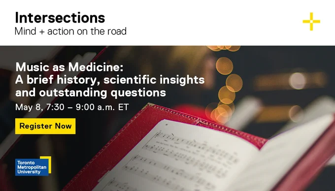 Intersections: Music as Medicine
May 8, 7:30 - 9:00 am ET