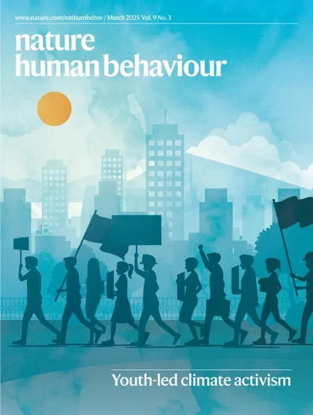 Nature Human Behaviour March 2025 issue cover page
