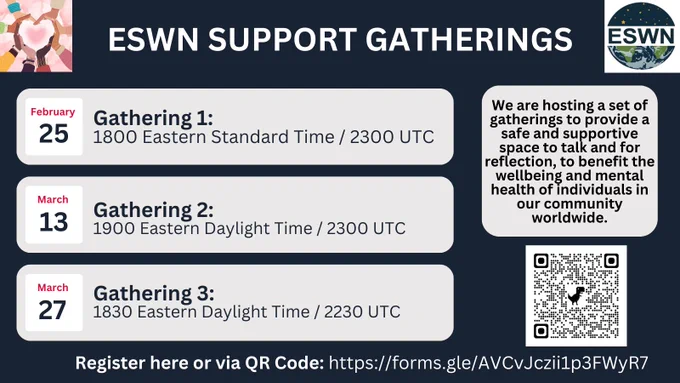 ESWN Support Gatherings Flyer