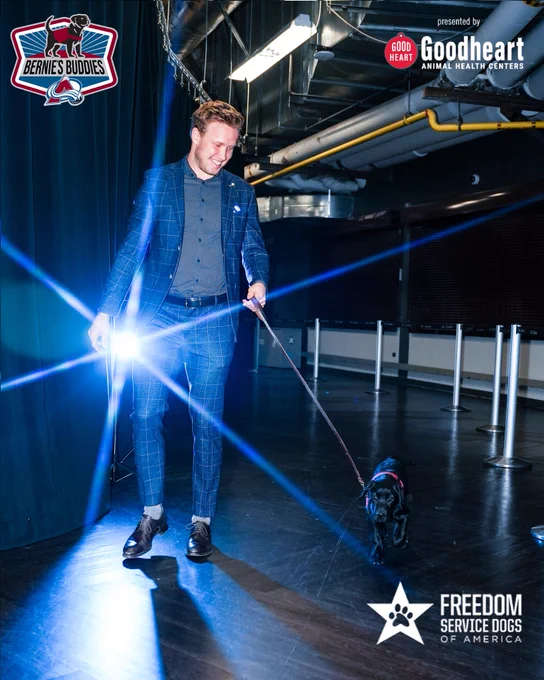 Logan O’Connor with team dog, Maxy