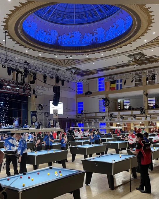 European Blackball Pool Championships at Bridlington Spa in East Yorkshire