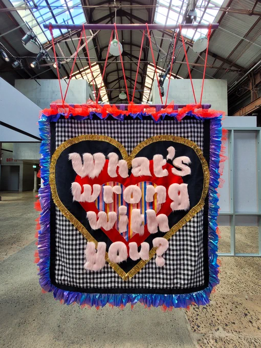 Amy Claire Mills, Burden of Proof, 2021. Installation view, Carriageworks. Photo supplied by artist