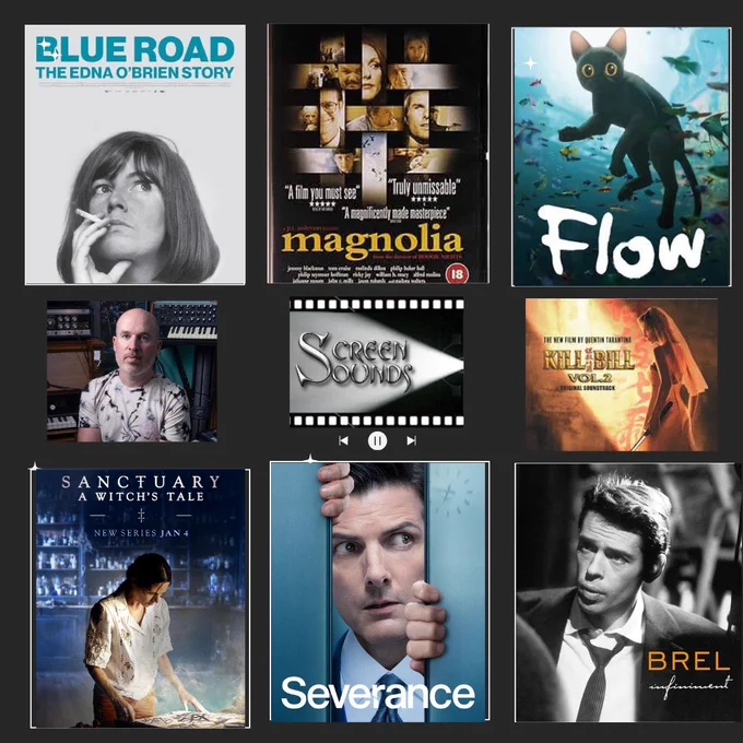 Picture of Blue Road The Edna O'Briens Story, Films Magnolia, Flow, Kill Bill, Severance, Sanctuary A Witch's Tale, Composer Steve Lynch, Jacques Brel 