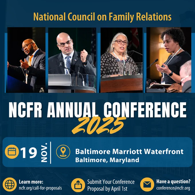 Submit your proposal to NCFR 2025 by April 1