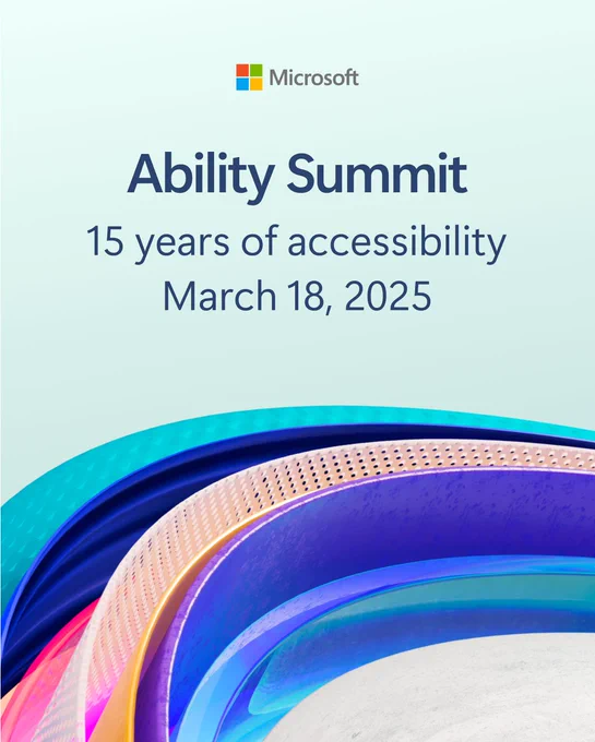 Ability Summit 
15 years of accesssibility 
March, 18 2025 