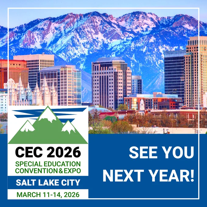 Dark blue background with an image of the Salt Lake City skyline and mountains. The text reads "See you next year!"
