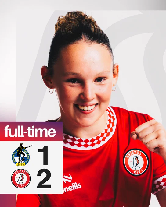 Full-time: Bristol Rovers Women 1-2 Bristol City Women Under-21s