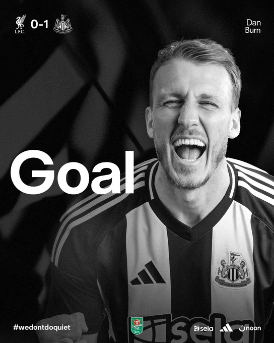 Dan Burn makes it 1-0!