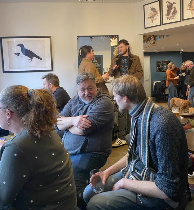 Folks in The Crow pub, Sheffield