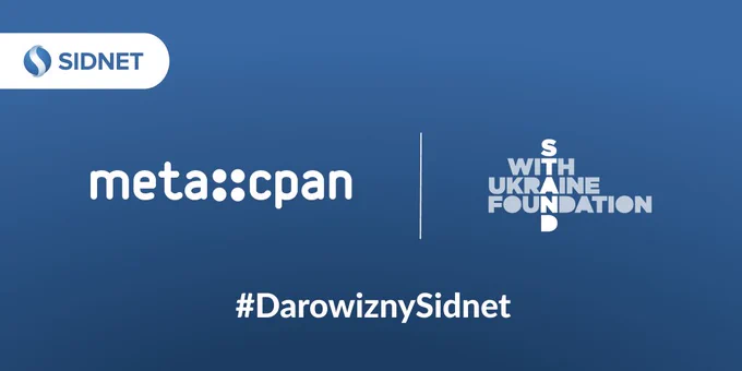 Logotypy projektów open-source i non-profit wspieranych przez software house Sidnet