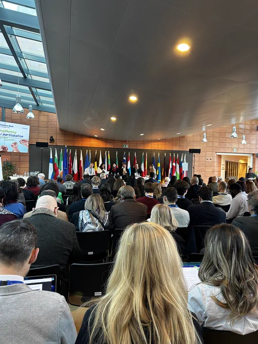 Panel session during Civil Society Week 2025